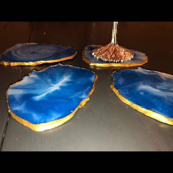 Beautiful Geode resin coasters - Picture 5 of 7